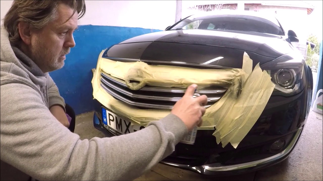 plastic dip insignia/vauxhall grill.(HUNGARY) Garbacz Tamás - YouTube