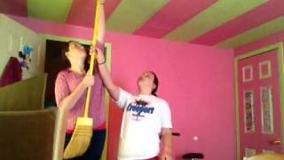 First Prank Video Water And Broom Prank