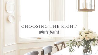 Behind the Schemes | Choosing the Right White Paint Color, Breaking Down Cream Paint Colors