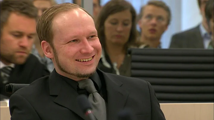 Breivik laughs in court