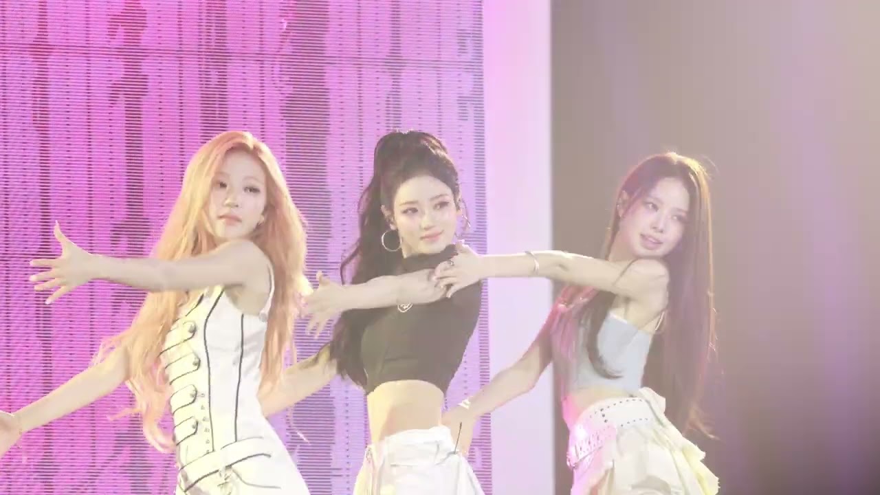 260809 썸머 가요대전 미야오 MEOVV 원곡 블랙핑크 마지막처럼 #안나
