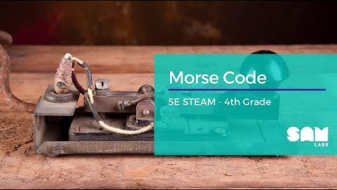Morse Code Lesson Intro