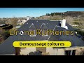 Demoussage toitures par drone ruthnes