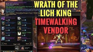 Wrath Of The Lich King Timewalking Vendor Location (WoW TWW)