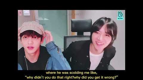 #V did a prank to #Beomgyu - explaining how! #TXT VLIVE - 210921 #Soobin #BTS