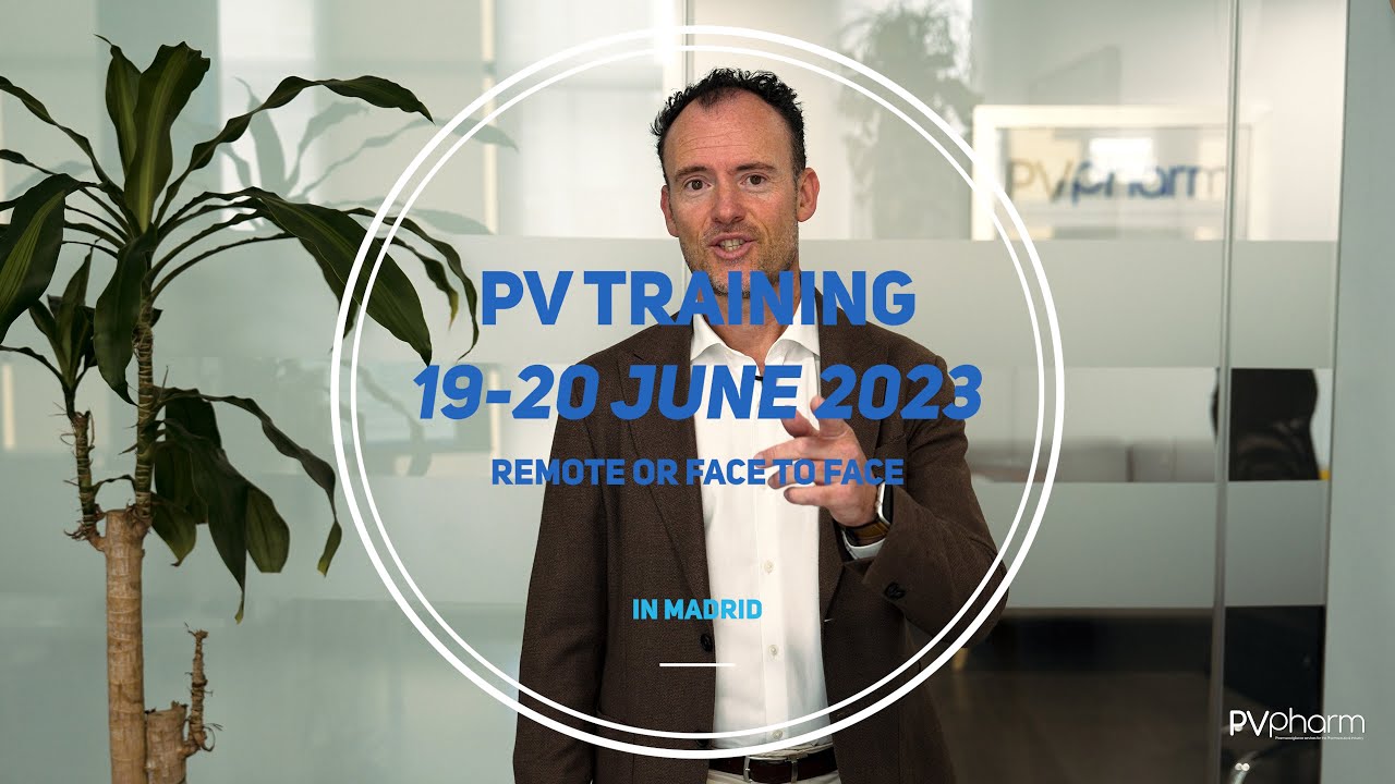 Invitation to PVpharm's PV Training 19 20 June 2023 (remote or face-to-face in Madrid)