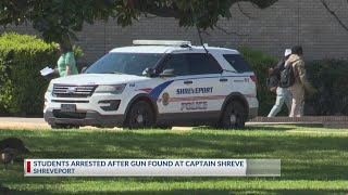 Three high school students arrested after gun found on campus