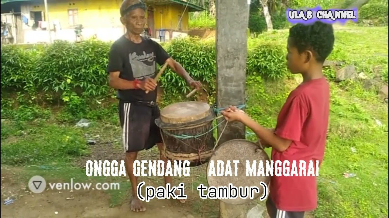 musik tradisi adat manggarai(ongga gendang /paki tambur