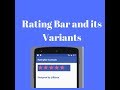 Android App Development part-9: Rating Bar in Android Example
