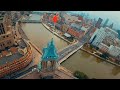 FPV穿越機 跨越上海蘇州河一覽上海東方明珠 / FPV drone crossing the Suzhou River in Shanghai