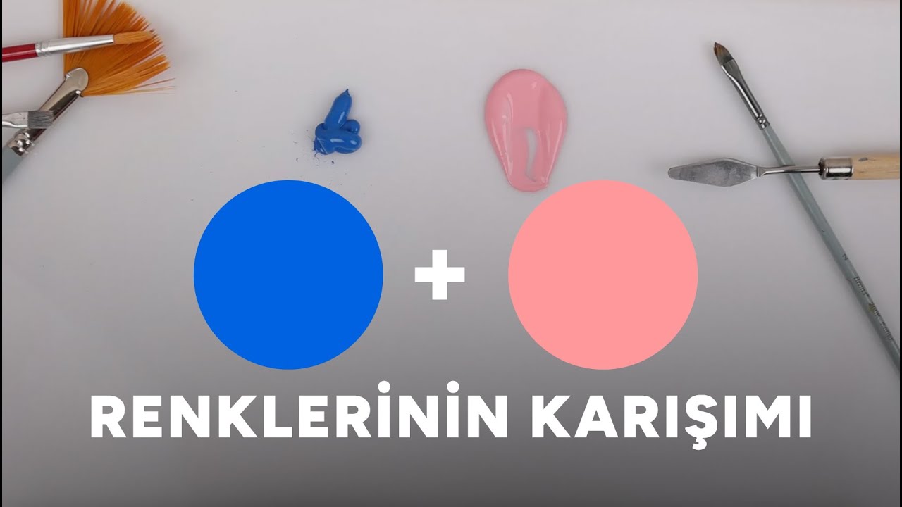 Mavi ve Pembe Rengin Karışımı Hangi Renk Olur - YouTube