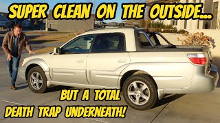 Here's why you should NEVER EVER Buy a Cheap Subaru (total mechanical/rust DISASTERS) Baja XT Turbo