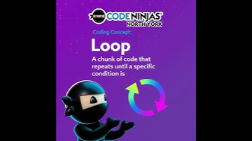 Coding Concept: Loops - Code Ninjas North York #codeninjasnorthyork #computerprogramming #coding #ai