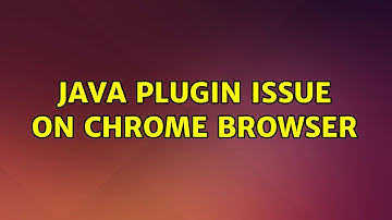 Ubuntu: Java Plugin issue on chrome browser