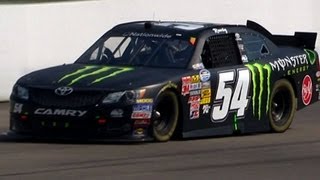 Three-time defending race winner Kyle Busch has fuel pres...