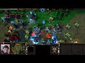 Fly/Th000 (Orc/HU) vs Sok/Lawliet (HU/NE) - WarCraft 3 - 2v2 - Fights everywhere! - WC2574