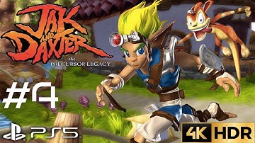 Jak and Daxter: The Precursor Legacy Story 100% Walkthrough Gameplay #4 | PS5, PS4 | 4K HDR