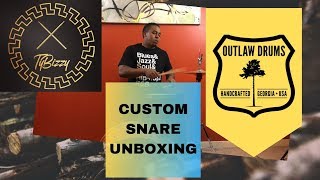 UNBOXING NEW SNARE DRUM | OUTLAW DRUMS