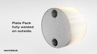 Vahterus Plate & Shell Heat Exchanger - Plate Pack Construction