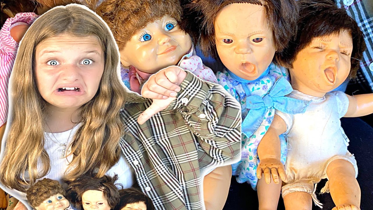 CREEPY DOLLS Surprises Me! Hide and Seek with DollMakers Dolls YouTube