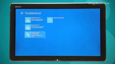 How to perform a System Recovery on Windows 8 | EZ