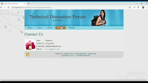 Online Discussion Forum - A project by medha Khenwar and Vaibhav Soni