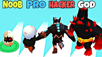 NOOB vs PRO vs HACKER vs GOD in Monsters Catch