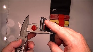 Sharpening A New Blade with A Smiths 2 Stone Precision Sharpening System