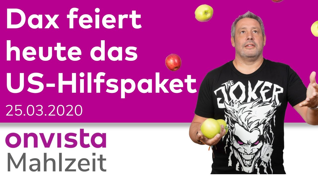 Onvista Mahlzeit Dax Feiert Us Hilfspaket Kurz Eon Teamviewer Powercell Und So Langsam Trennt Sich Die Spreu Vom Weizen Onvista
