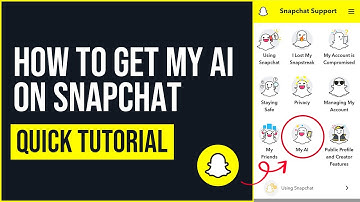 How To Get My AI On Snapchat (QUICK TUTORIAL)