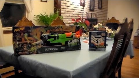 Nerf Slingfire and Modulus Storage Shield Unboxing and Review