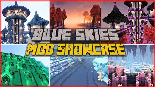 THE BLUE SKIES DIMENSION MOD REVIEW (1.19.2) - [Minecraft Mod Showcase]