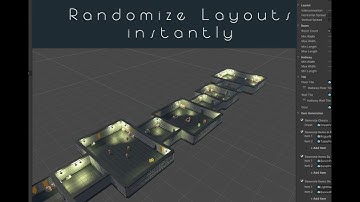 Randomize Layouts #gamedevelopment #gamedesign #proceduralgeneration #dungeon