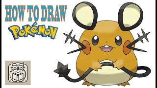 How To Draw Pokemon Dedenne Step By Step Draw Dedenne