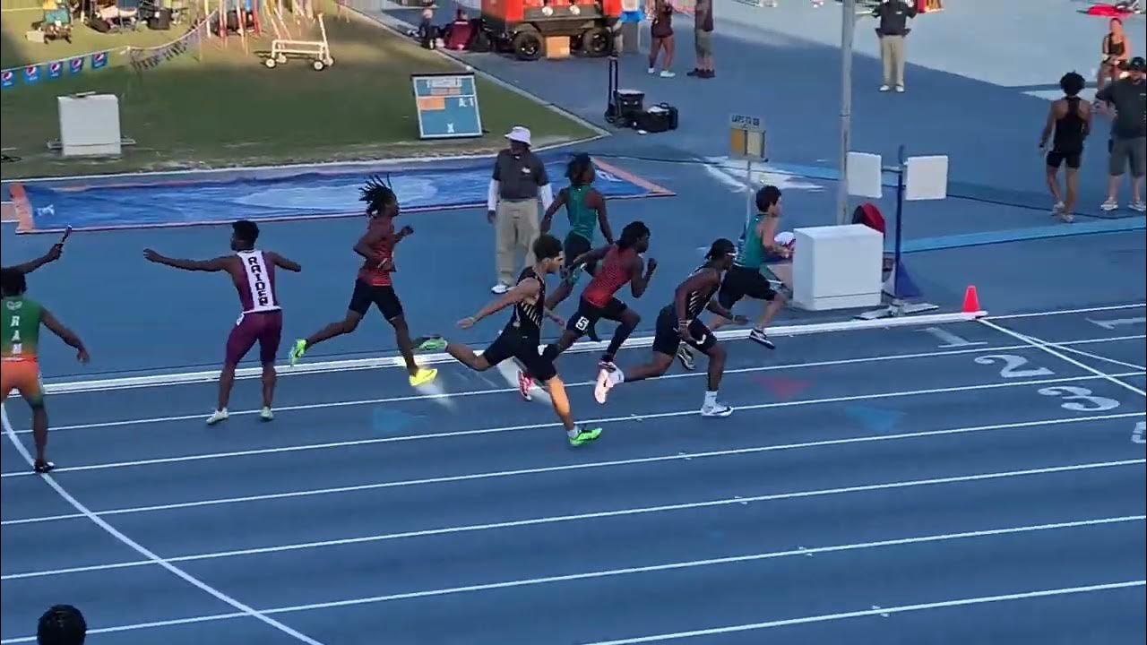 FLORIDA RELAYS 4x400m relay. Last leg. Split 49.9 - YouTube
