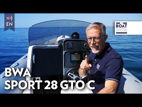 [ENG] BWA 28 GTO C - Inflatable Motor Boat Review - The Boat Show
