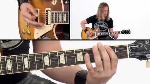 Rock Rhythm Guitar Lesson - #57 Combo Performance - Survival Guide - Angus Clark