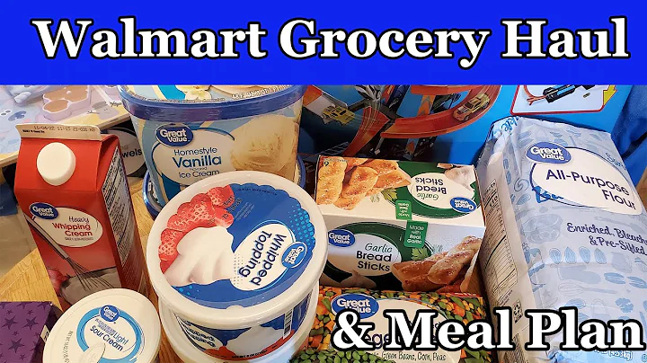 SHELFTEMBER WALMART GROCERY HAUL & WEEKLY MEAL PLAN!