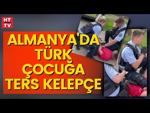 Almanya'da polislerin 13 yaşındaki Türk çocuğa sert müdahalesi tepki çekti