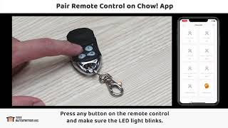 Pair and Delete Remote Control on Chow! App screenshot 2