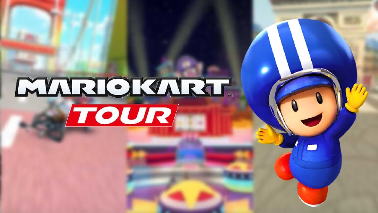 mario kart tour toad voice