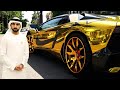 Dubai prince golden car collection  hamdan bin mohammed al maktoum fazza