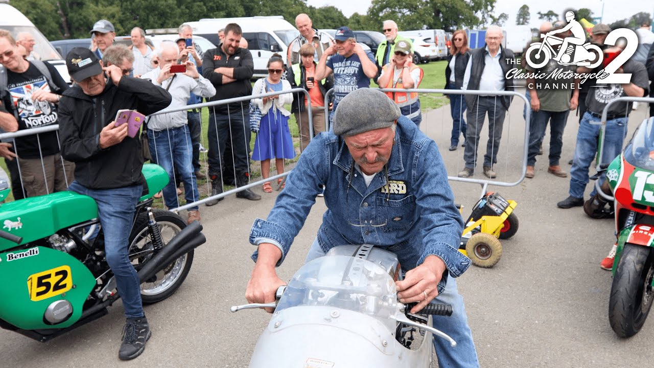 Good Old Fashioned Start Up Session At Ardingly Classic Bike Show