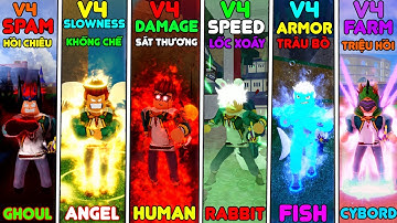 HÀNH TRÌNH 72H THỨC TỈNH FULL 6 TỘC CHO KHÁCH, HUMAN, RABBIT, ANGEL, CYBORD, GHOUL, FISH BLOX FRUIT