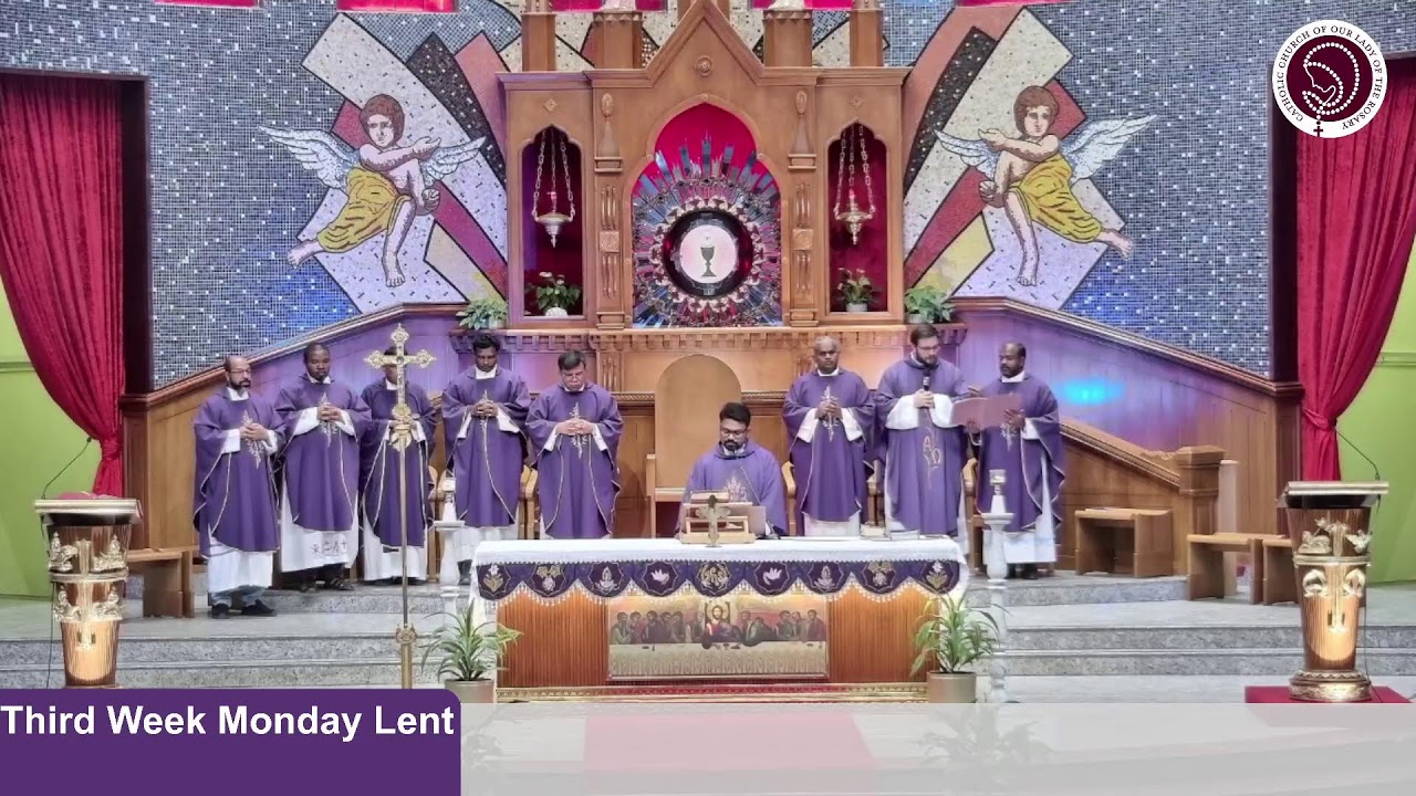 Прямая трансляция мессы: Третья неделя Великого поста, понедельник | 9 марта 2026 г. | 18:00