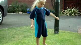 Poppy Donohue (Age 4) Doing Her Cartwheels