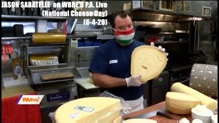 JASON SABATELLE on WBRE'S P.A. Live(National Cheese Day)(6-4-20)