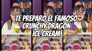 VERSIÓN COMPLETA - ASMR - Te preparo el mejor helado, el famoso ✨Crunchy Dragón Ice Cream✨