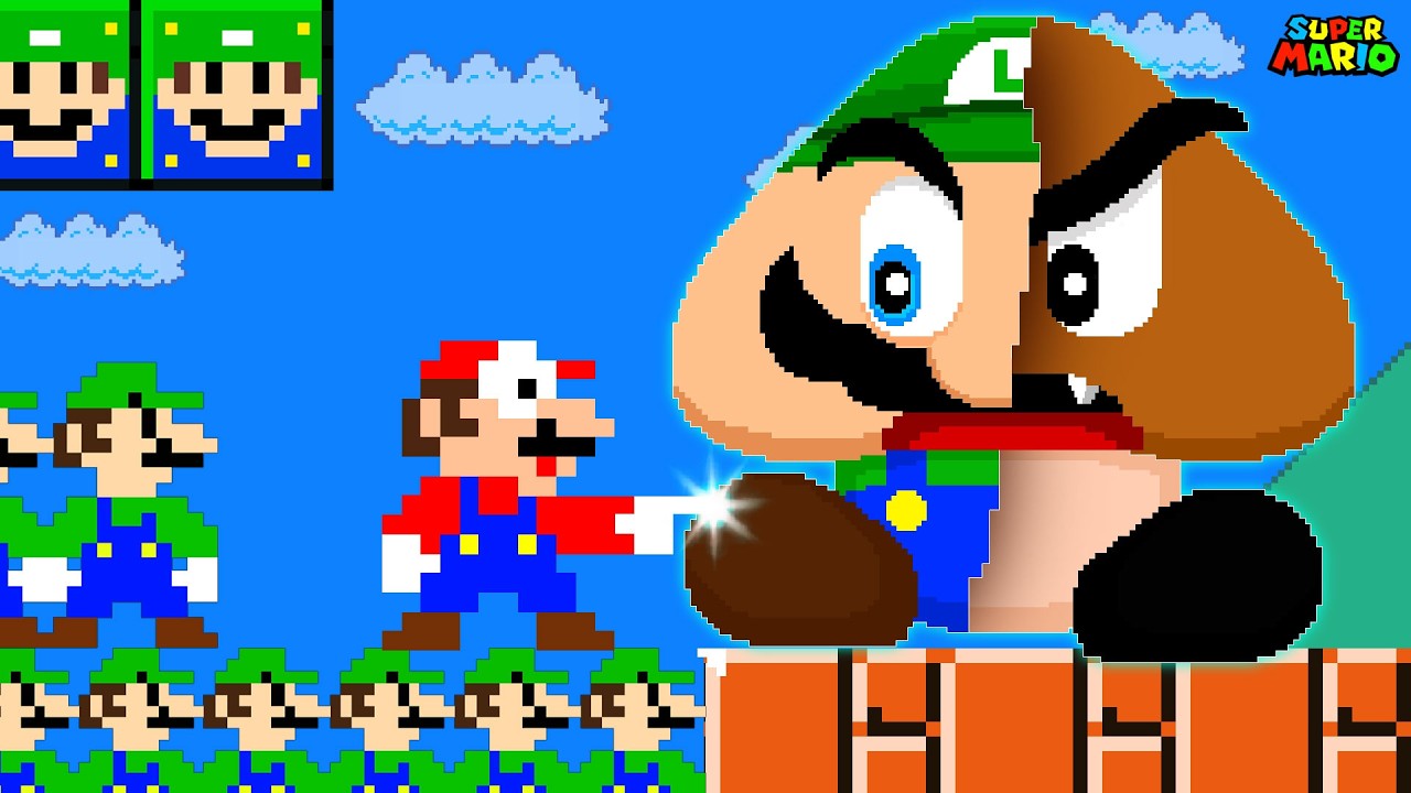 Everywhere Mario Goes, Everything Turns Into LUIGI!