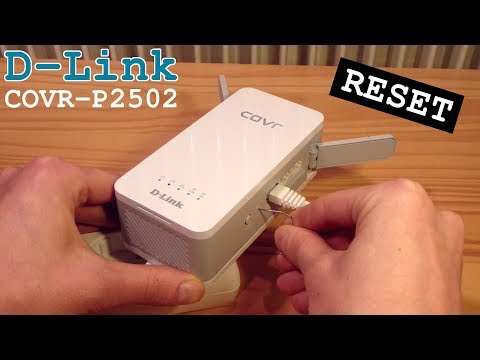 D-Link COVR-P2502 • Factory Reset - Erase all settings